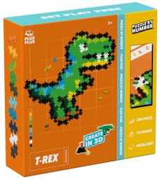 Plus Plus PLUS-PLUS PUZZLE BY NUMBER T-REX - 250 ELEMENTÓW