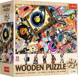 Trefl Puzzle drewniane W świecie muzyki 501 elementów (20221)