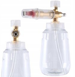 KOMPLET PROFESJONALNA DUŻA PIANOWNICA PIANA DO MYJKI SZYBKOZŁĄCZKA 1/4 HQ