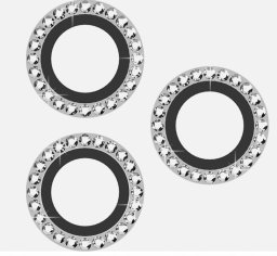 Szkło hartowane na aparat DuraGlass do iPhone 16 Pro/16 Pro Max srebny
