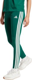 Legginsy damskie adidas Essentials 3-Stripes Cotton zielone KB7663 L