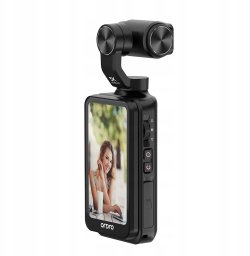 Kamera Ordro Pocket M5 z 3-osiowym gimbalem, 5K, do vlogowania i YouTube – czarna
