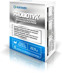EUROWET Probiotyk dla psów (15 x 1,5 g)