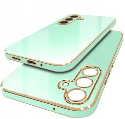 Etui do Samsung S25+ Plus SILIKONOWE ELEGANCKIE SLIM + Szkło 9H