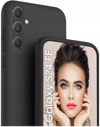 Etui do Samsung Galaxy S24 FE CASE Silicone ELASTYCZNE + Szkło OCHRONNE 9H