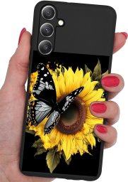 krainaGSM ETUI do Samsung Galaxy S24 WZORY | SILIKONOWE MATT CASE + SZKŁO 9H