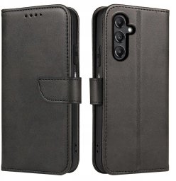 Etui do Samsung Galaxy M15 5G Skórzane PORTFEL SKIN CASE + Szkło
