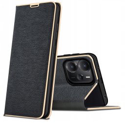 Etui do Xiaomi Redmi Note 14 5G Case Magnet Portfel + Szkło OCHRONNE 9H