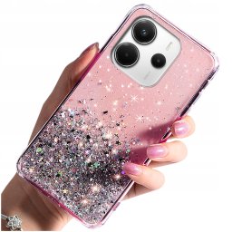 krainaGSM Etui do Xiaomi Redmi Note 14 5G CASE BROKAT PLECKI + SZKŁO OCHRONNE 9H