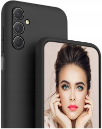 Etui do Samsung Galaxy M35 5G CASE Silicone ELASTYCZNE + Szkło 9H