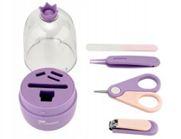 MOMINI -ZESTAW DO PIELĘGNACJI PAZNOKCI    NIEMOWLĄT LILAC