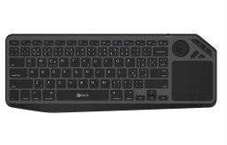 Klawiatura C-Tech C-TECH Klawiatura WLTK-02 Bezprzewodowa Touchpad czarny