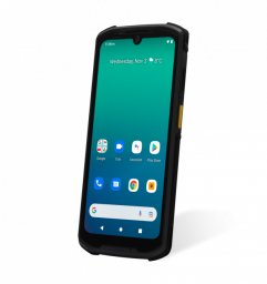 Komputer dotykowy Newland MT9556 Kambur Pro II / Android 13 GMS / 6,1'' / 2D / RAM 6GB / FLASH 128GB / BT / WiFi 6 / 5G / GPS / NFC / kamera / kabel USB-C / bateria / osłona ekranu / pasek na rękę / adapter