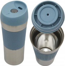 KUBEK TERMICZNY TURYSTYCZNY EXCELLENT HOUSEWARE 350L - NIEBIESKI