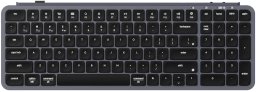 Klawiatura Keychron B2 Pro Wireless (B2P-K1) - układ US - Ultra Low Profile Scissor - Kosmiczna szara (Pilka) Membraninę Belaidą Klawiaturę