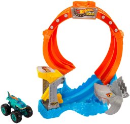 Mattel Tor samochodowy Hot Wheels Monster Trucks Pętla rekina JFR08  (256429)