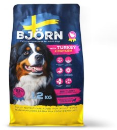 BJORN z indykiem 51% mięsa karma dla psa 12kg