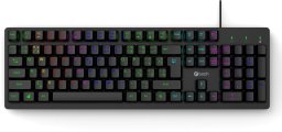 Klawiatura C-Tech C-TECH Klawiatura Riven, przewodowa USB, czarna