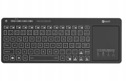Klawiatura C-Tech C-TECH Klawiatura WLTK-03 Bezprzewodowa Touchpad czarna