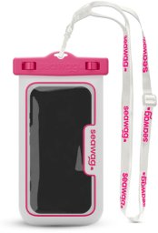 seawag SEAWAG NEXTW3 pokrowiec na telefon komórkowy 17,3 cm (6.8") Etui zamykane Różowy, Biały