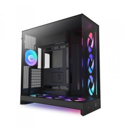 Obudowa NZXT H9 Flow RGB+ (2025) Midi Tower z oknem czarna
