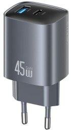 Ładowarka Usams Ładowarka sieciowa USAMS CC290 T66 45W GaN 1xUSB-A 1xUSB-C tarnish