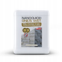 Nanocape Impregnat Profesjonalny Efekt Mokrego Kamieni Elewacji Płytek Gnejs Wet 5L