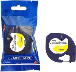 Taśma DYMO LT 59423 12mm x 4m S0721620 czarny na żółtym zamiennik