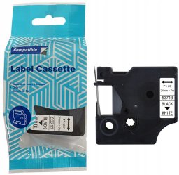 Dymo Taśma Prism do Dymo D1 53713, 24 mm x 7 m, czarny na białym, zamiennik