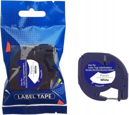 Taśma DYMO LT 59422 12mm x 4m S0721660 czarny na białym zamiennik