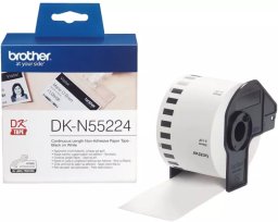 Brother Etykieta BROTHER DK-N55224 54mm x 30,48m czarny na białym zamiennik