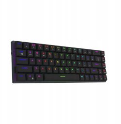 AQIRYS Klawiatura mechaniczna 65%/68 klawiszy Dual Mode: Wirelles&BT+Wired AGENA black