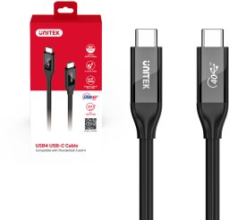 Unitek przewód USB-C 4.0 PD 100W 40 Gbps 8K 2 m