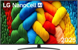 Telewizor LG 65NANO81A6A NanoCell 65'' 4K Ultra HD WebOS 25 