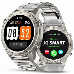SMARTWATCH ZEGAREK MĘSKI GPS MENU PL WODOODPORNY ROZMOWY SPORT SMART WATCH