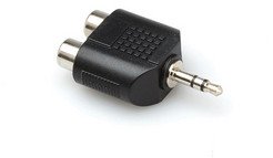 Hosa - Adapter 2x gniazdo RCA - wtyk TRS 3.5mm