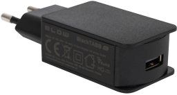 76-032# Ładowarka sieciowa gniazdo usb 2a czarna