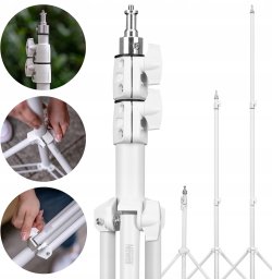 Statyw oświetleniowy Newell Taranis - biały