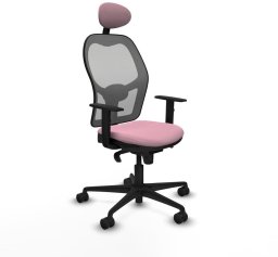 Krzesło Biurowe z Zagłówkiem Jorquera Piqueras y Crespo 1D036N1 Różowy