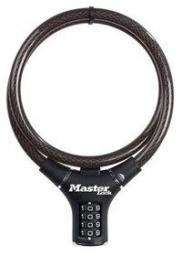 MasterLock Zapięcie rowerowe 8229 12mm 90cm SZYFR czarne (DWZ) (MRL-8229EURDPRO)