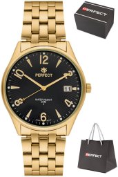 Zegarek Perfect Zegarek Perfect M141T-05 męski klasyczny czytelny 42 mm .
