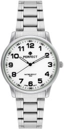 Zegarek Perfect Zegarek Perfect R417N-01 męski klasyczny czytelny 40 mm .