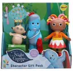 Zestaw figurek: Makka Pakka, Igipigiel, Upsy Daisy