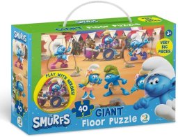 Puzzle podłogowe 40 Muzyka gra Smerfy
