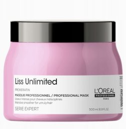 L’Oreal Paris L'Oreal Professionnel, Serie Expert Liss Unlimited, Hair Treatment Cream Mask, For Smoothening, 500 ml For Women