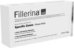 Set Labo: Fillerina 932 Specific Zones Grade 5 Plus, Anti-Wrinkle, Day & Night, Local Treatment Cream, For Eyes & Eyelids, 15 ml + Fillerina 932 Specific Zones Grade 5 Plus, Hyaluronic Acid, Volumizing, Local Treatment Cream, For Lips, 7 ml For Women