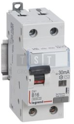 Legrand Wyłacznik różnicowonadprądowy 2P P312 B16A 0,03A typ AC 10kA (410972)