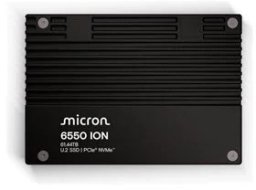 Micron 6550 ION - SSD - Enterprise - verschlusselt - 30.72 TB - intern - 2.5" (6.4 cm) - U.2 PCIe 5.0 x4 (NVMe) - SHA-512, FIPS 140-3 Level 2 - Self-Encrypting Drive (SED), TCG Opal Encryption - TAA-konform