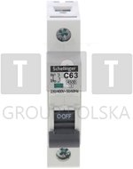Bemko A02-G7-1P-C63 WYŁĄCZNIK NADPRĄDOWY 4,5KA 1P C 63A SCHELINGER A02-G7-1P-C63
