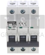 Bemko A02-G7-3P-B25 WYŁĄCZNIK NADPRĄDOWY 4,5KA 3P B 25A SCHELINGER A02-G7-3P-B25